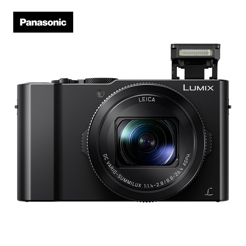 松下（Panasonic）LX10 1英寸大底数码相机 颜色黑卡片机 徕卡镜头 F1.4大光圈 WIFI 4K +64G卡（3年质保）