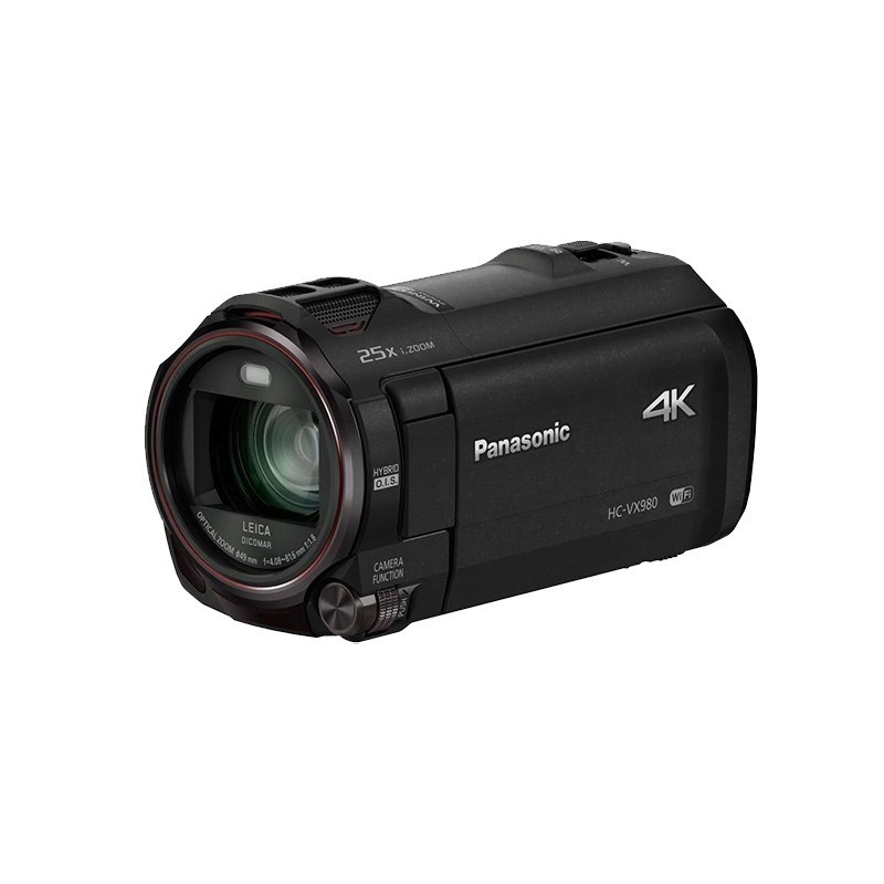 松下（Panasonic)4K摄像机高清4K便携DV录像直播数码摄影录影录像机VX980GK官方标配 +64G卡（三年质保）