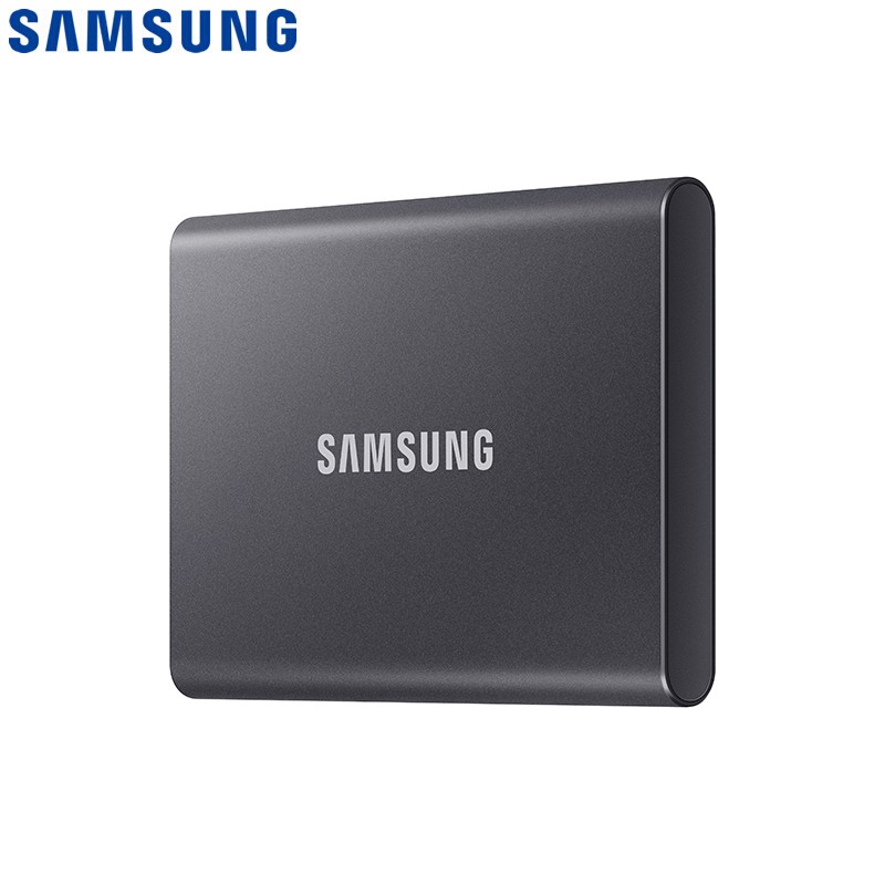 三星（SAMSUNG） 500GB Type-c USB 3.2 移动固态硬盘（PSSD） T7 灰色 NVMe传输速度1050MB/s （一年包换）