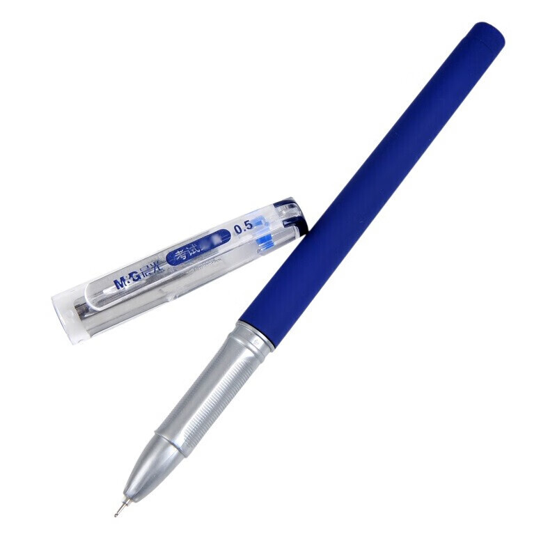 晨光（M&G）中性笔考试笔KGP1821蓝0.5 2盒，24支装