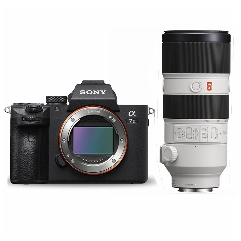 索尼（SONY）ILCE-7M3/a7M3/A73/A7 III全画幅微单数码相机FE 70-200mm F2.8 GM长焦镜头 套餐一基础摄影礼包