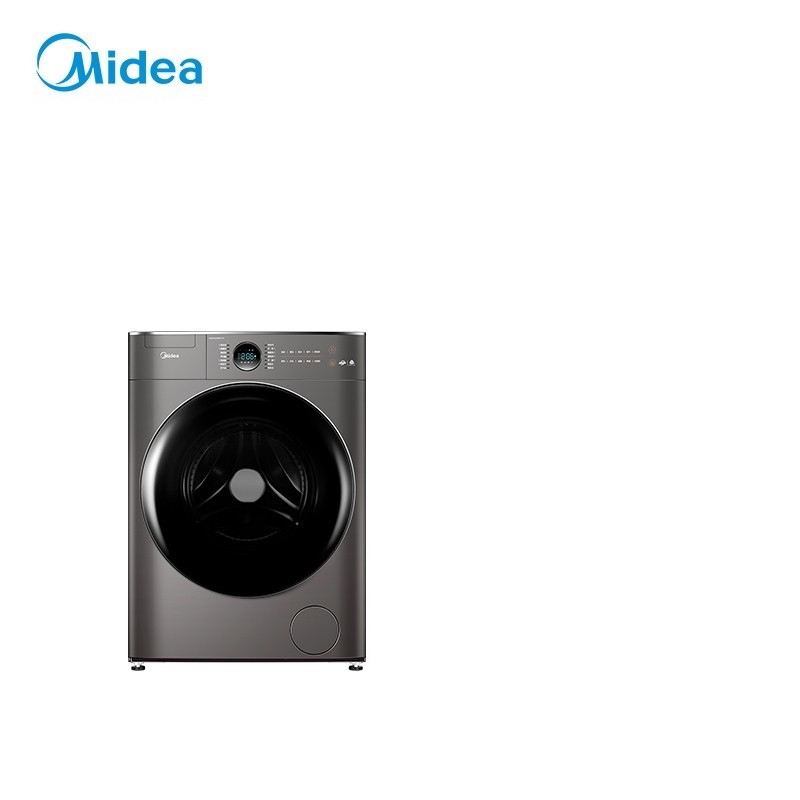 美的 （Midea）京品家电 滚筒洗衣机全自动 洗烘一体 10公斤变频 直驱电机 智能家电MG80-1412D