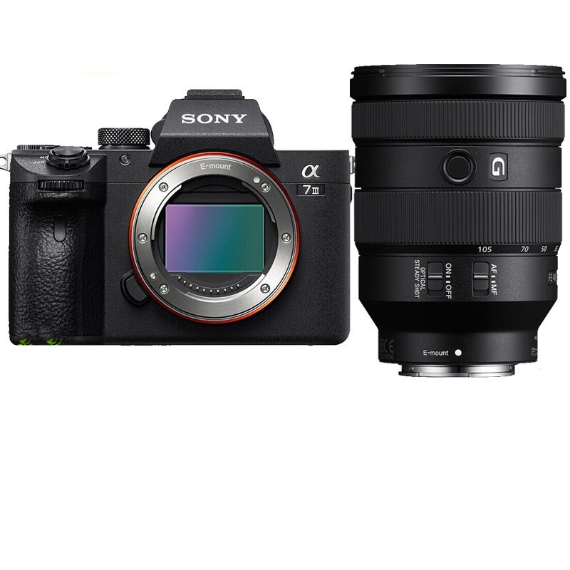 索尼（SONY）ILCE-7M3/a7M3/A73/A7 III全画幅微单数码相机 FE 24-105 F4 G 0SS变焦镜头 套餐二进阶摄影礼包