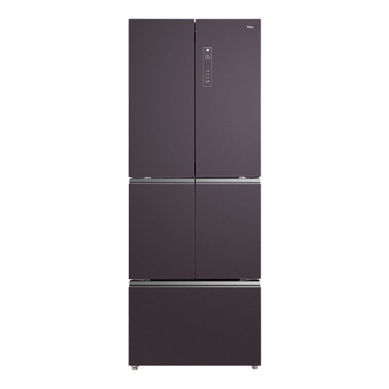 TCL G-R420C6-G烟紫绒 急速速冻 24小时动态除菌冰箱 线下同款