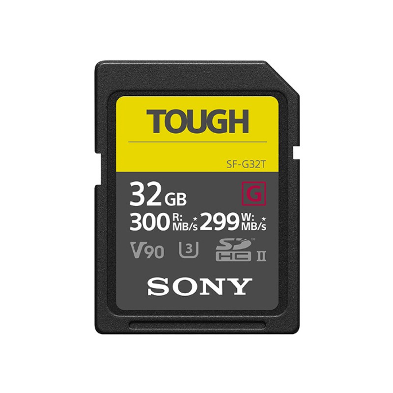 索尼（SONY）SF-G32T/T1 SF-G 系列32g TOUGH规格SD卡读取300MB/S写入299MB/S（五年质保）