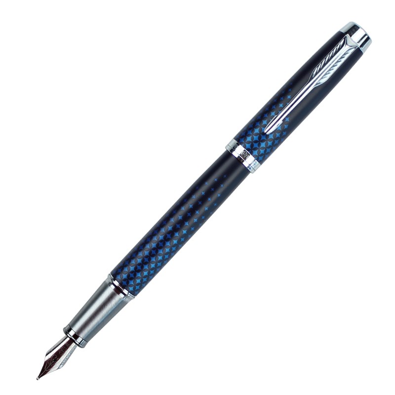 英雄（HERO）钢笔8201 蓝色墨水笔墨囊礼盒签字笔礼品套装