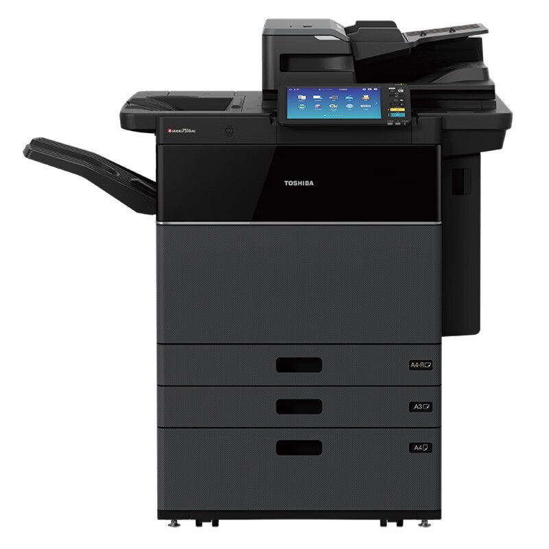 东芝（TOSHIBA）DP-6618A多功能复合机 A3黑白激光双面打印复印扫描 主机+同步输稿器+落地三纸盒