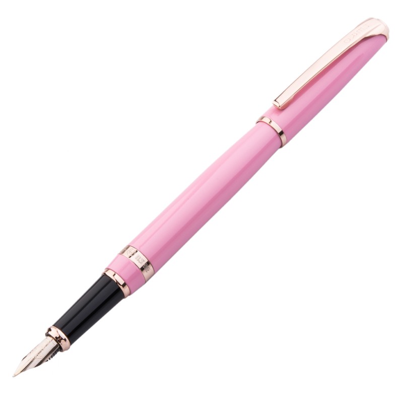 英雄（HERO）钢笔10K金尖钢笔墨水笔金笔墨水礼盒套装 H701粉色