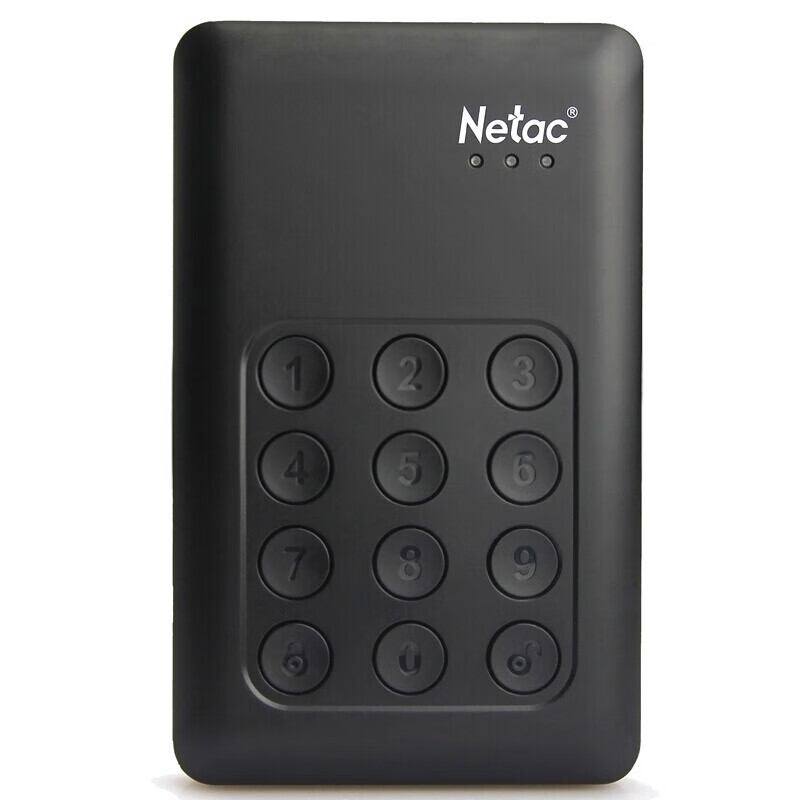 朗科（Netac）K588 USB3.0移动硬盘2TB 按键加密系列 隐私保护 2TB