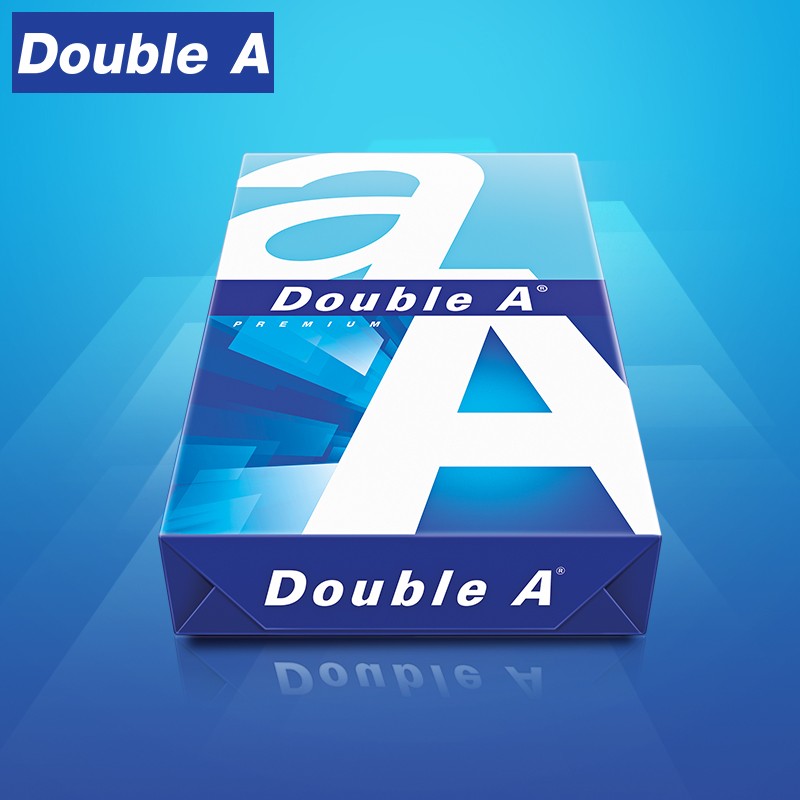 Double A a4纸达伯埃打印纸80g250张A4复印纸办公用品打印整箱进口 整箱（2500张） 80g A4 250张/包 10包/箱