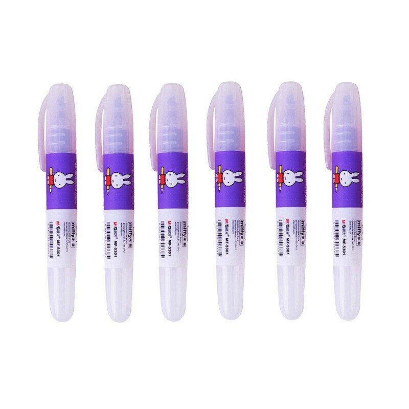 晨光（M&G）荧光笔米菲MF5301紫 1盒，12支装