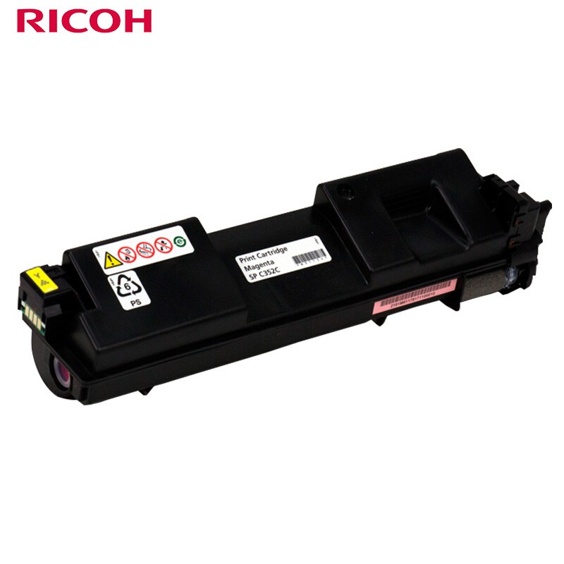 理光（Ricoh）SP C352C 黄色原装墨粉盒 适用SP C352DN打印机（约900