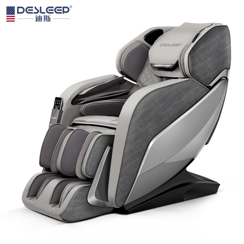 迪斯（Desleep）美国品牌按摩椅家用全自动太空豪华舱零重力智能按摩椅DE-A20L 鳄鱼灰