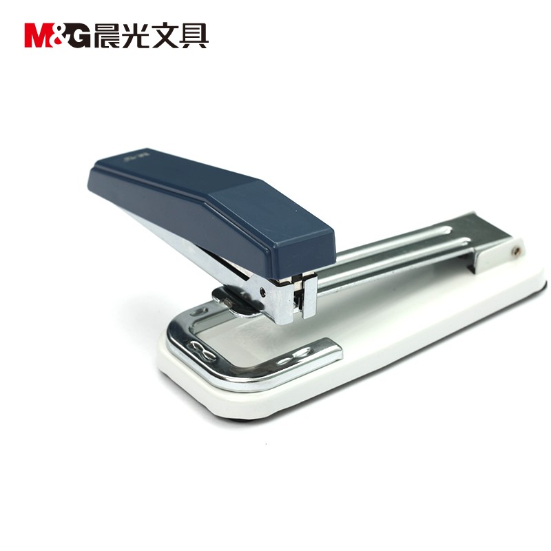 晨光（M&G）高强度金属拉杆订书器 办公用品12#订书机360°摇头ABS91627 两个装