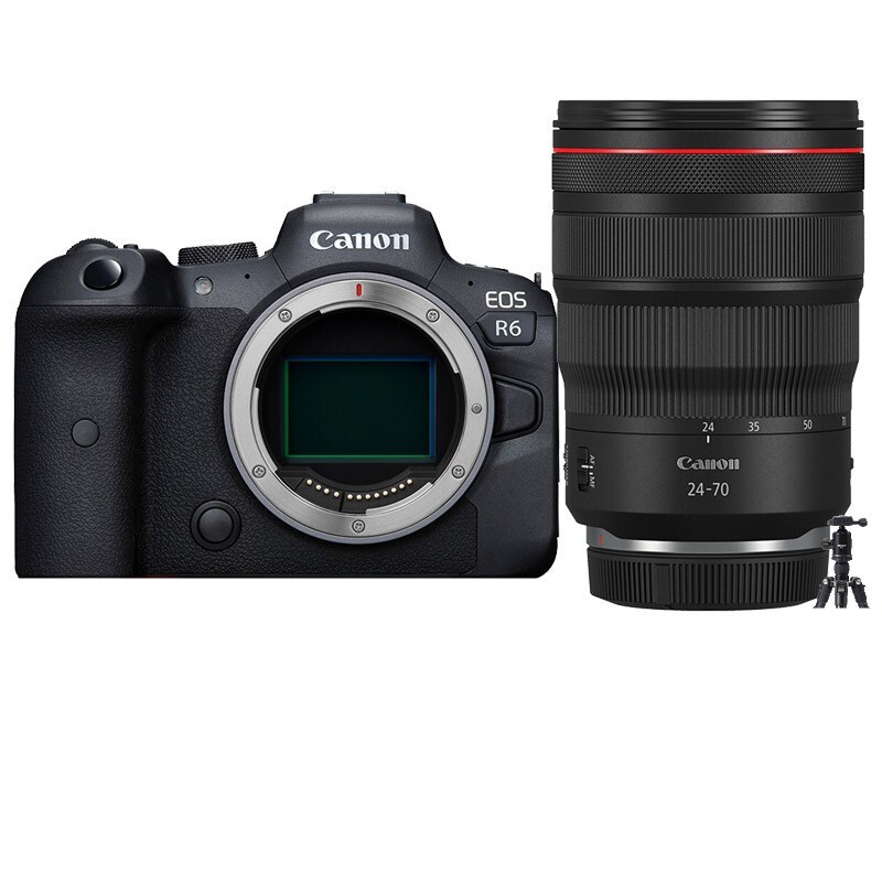 佳能（Canon）EOS R6 全画幅专微 Vlog微单相机 4K拍摄 RF24-70mm F2.8 L IS USM套装 套餐一 基础摄影礼包