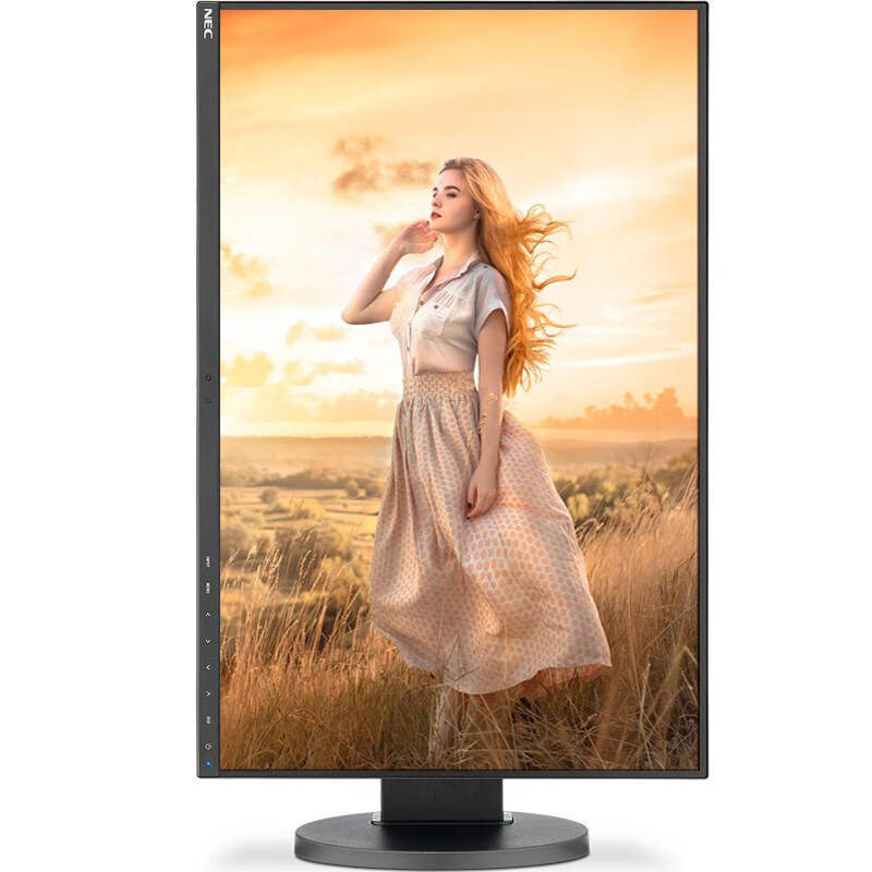 NEC EA241WU-BK 新款24英寸 16:10宽屏 窄边框IPS面板 支持多屏拼接 商用系列桌面显示器