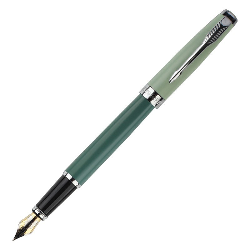 英雄（HERO）钢笔文具时尚男女铱金钢笔1502商务办公个性钢笔礼盒套装 绿色