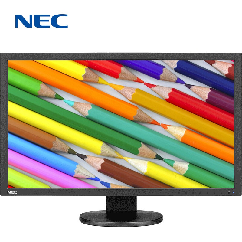 NEC PA271Q-BK 27英寸 IPS宽屏 可升降旋转 广色域 影像后期设计印刷级 专业显示器