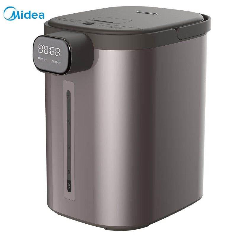 美的（Midea）电热水瓶5L家用电热水壶一键除氯多段温控双层防烫食品级304不锈钢开水壶