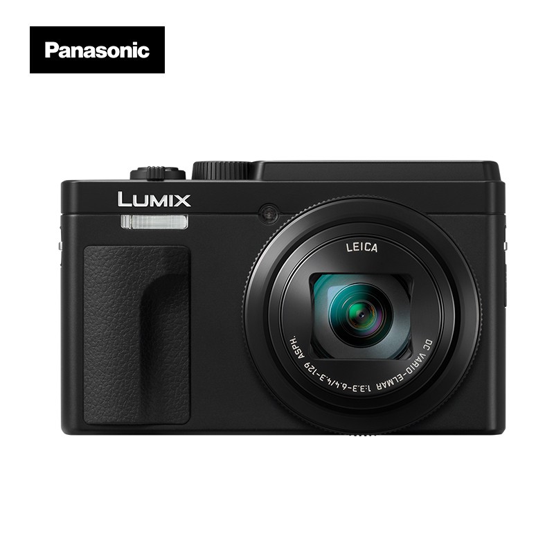 松下（Panasonic）ZS80 大变焦数码相机 30倍光学变焦徕卡镜头美颜自拍 4K WIFI 黑色 +64G卡（3年质保）