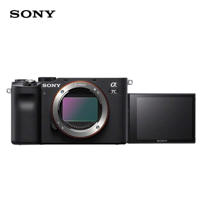 索尼（SONY）Alpha 7C/A7c/a7c全画幅微单数码相机 实时眼部对焦 单机身/不含镜头 黑色 套餐一