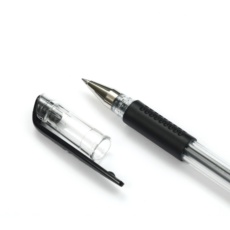 晨光（M&G）风速Q7中性笔签字笔水性笔 学习办公用水笔 黑色 AGP30105 子弹头拔帽款 0.7mm 12支装