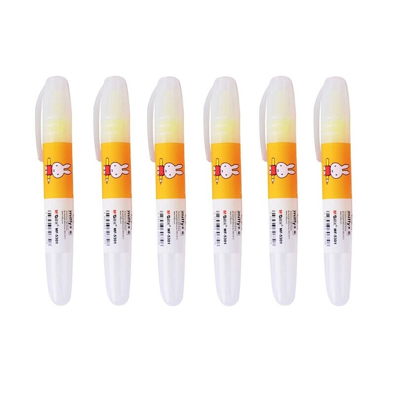 晨光（M&G）荧光笔米菲MF5301黄 2盒，24支装