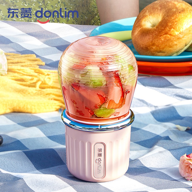 东菱 Donlim 泡泡果汁杯 便携式无线榨汁机 迷你网红随行杯 料理机 婴儿辅食机 节日