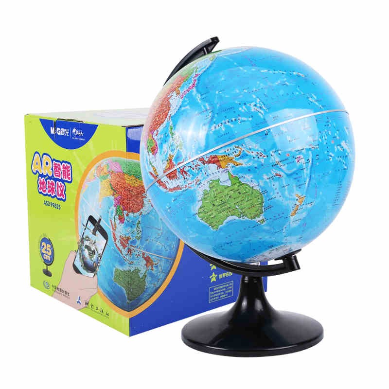 晨光(M&G)ASD99825直径25cm AR智能地球仪 旋转世界地球仪 儿童学习AR智能地球仪 办公教学 单个装+说明书