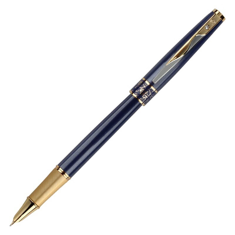 英雄（HERO）钢笔蓝色（10K）金尖钢笔墨水笔金笔暗尖 1113A