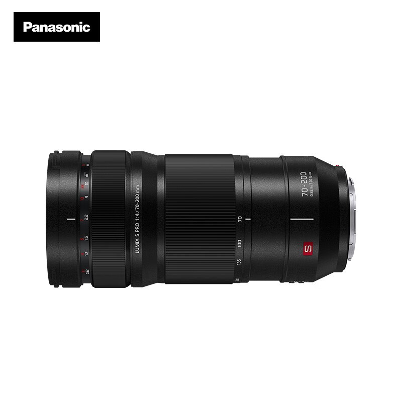 松下（Panasonic）70-200mm F4全画幅微单相机远摄变焦镜头 (S-R70200）L卡口（3年质保）
