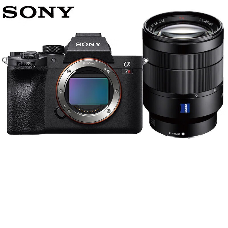 索尼（SONY）Alpha 7R IV/ILCE-7RM4/A7R3升级全画幅微单数码相机 FE 24-70mm F4 ZA 蔡司镜头 （2年质保）