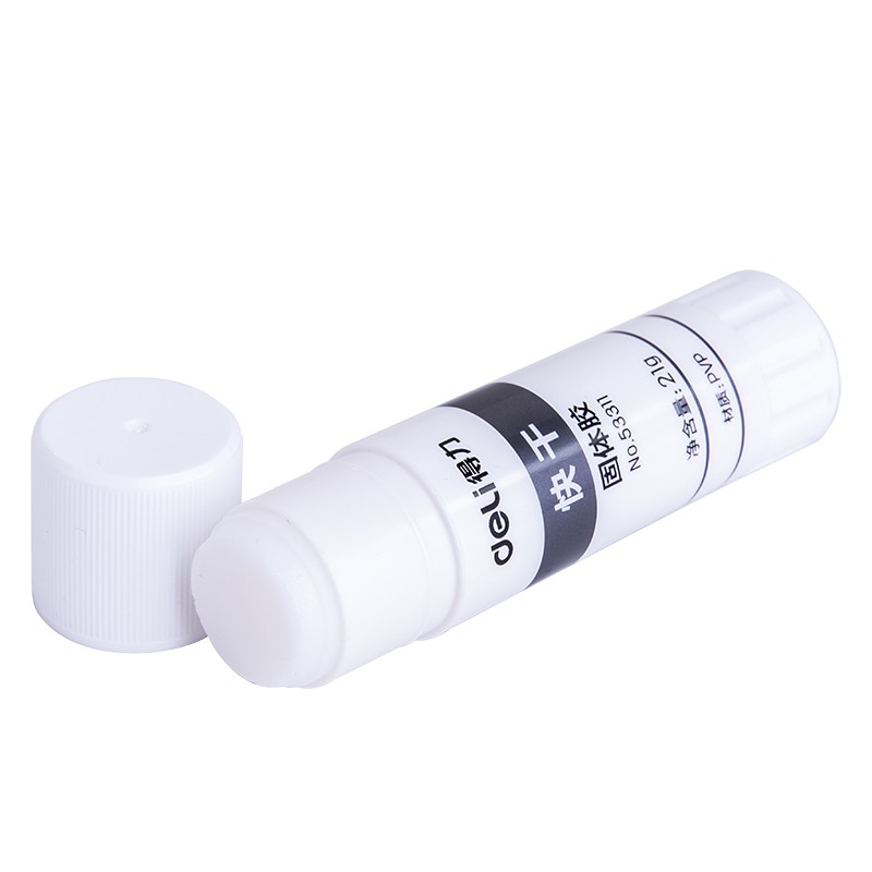得力（deli）53311 PVP固体胶21g快干粘性好diy手工胶棒胶水办公文具固体胶棒