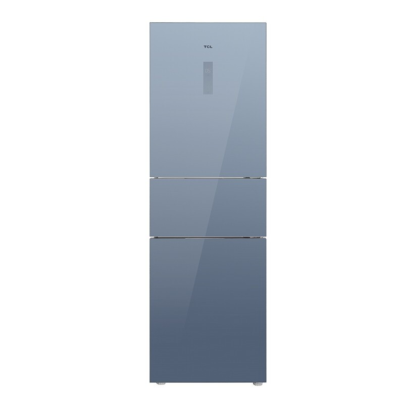 TCL260升一级双变频风冷无霜电冰箱 三门三温区 AAT养鲜 节能低音 260P6-C星云蓝