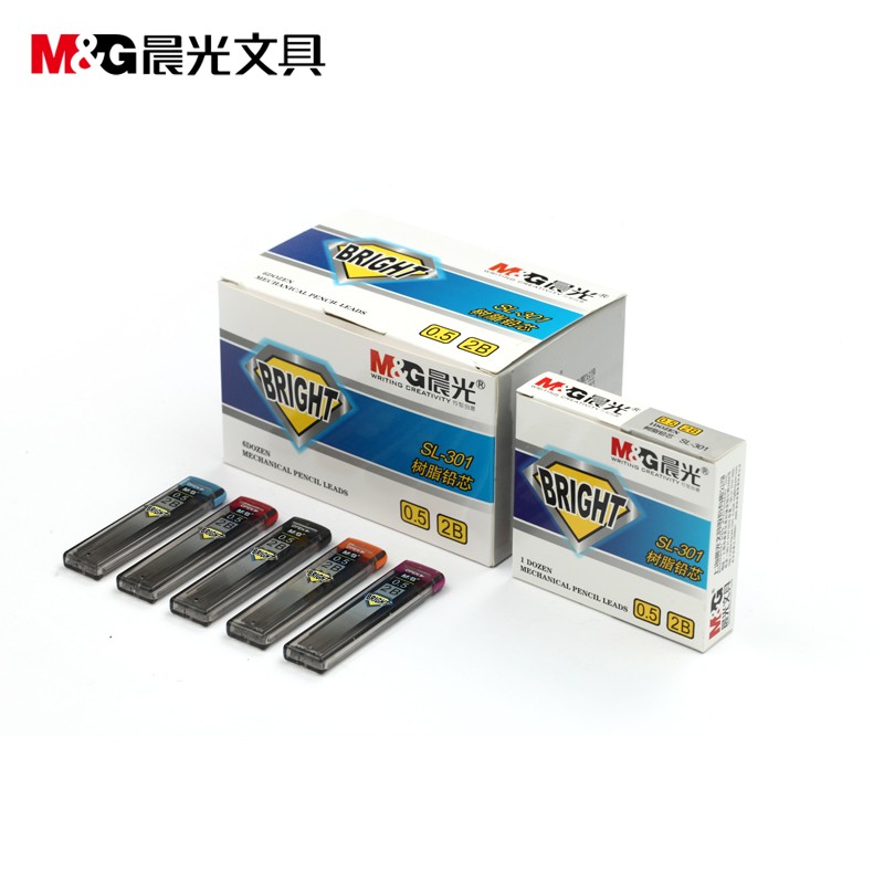 晨光（M&G）铅芯SL301黑2B0.7 1盒，12小盒装