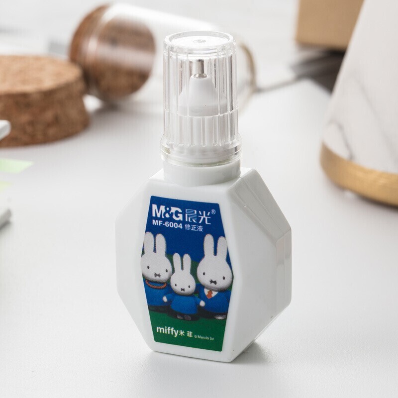 晨光Mx26G米菲修正液涂改液改正液 修改液单支装18ml MF6004