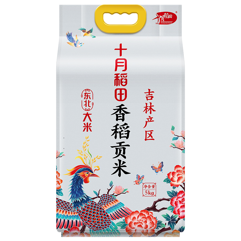 十月稻田 香稻贡米 东北大米 5kg 香米 粳米 十斤