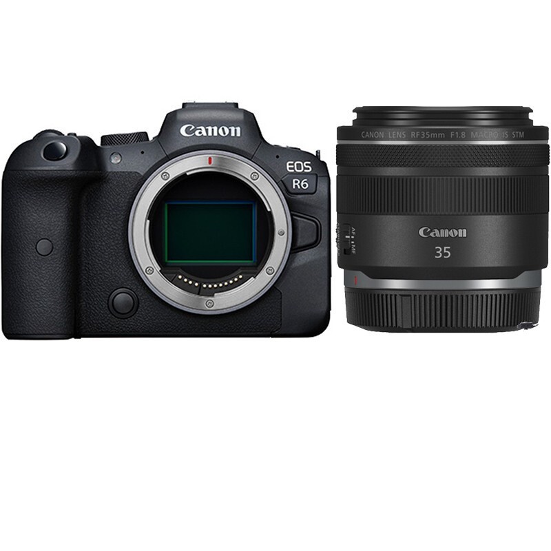 佳能（Canon）EOS R6 全画幅专微 Vlog微单相机 4K拍摄 RF 35mm F1.8 IS STM镜头套装 官方标配两年质保