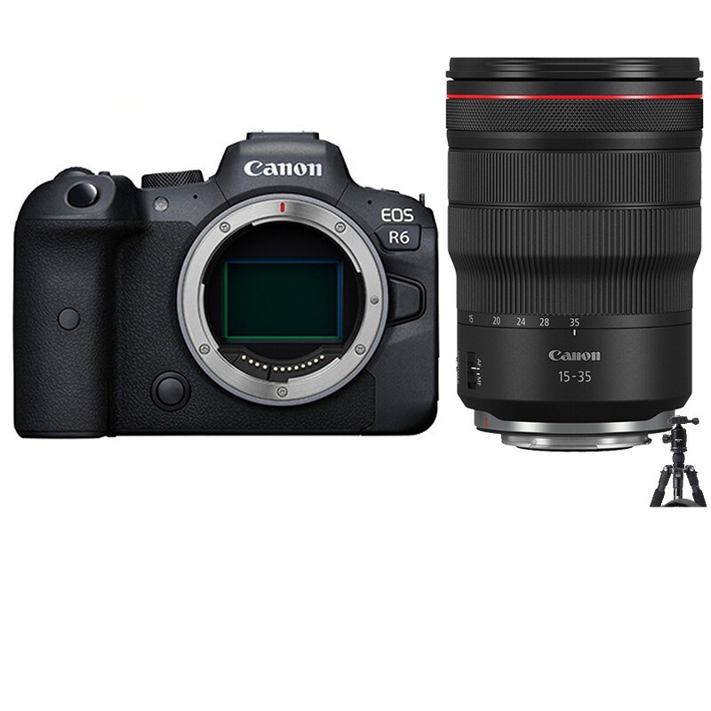 佳能（Canon）EOS R6 全画幅专微 Vlog微单相机 4K拍摄 RF15-35mm F2.8 L IS USM套装 套餐四 大师摄影礼包