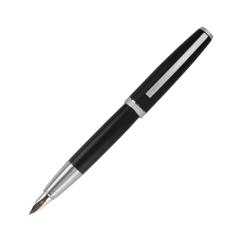 英雄（HERO）钢笔商务办公10K金笔尖日常书写礼品馈赠墨水笔H711 磨砂黑