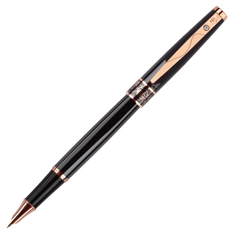 英雄（HERO）钢笔2066多彩细尖 男女款铱金钢笔练字笔墨水笔办公签字笔 黑色