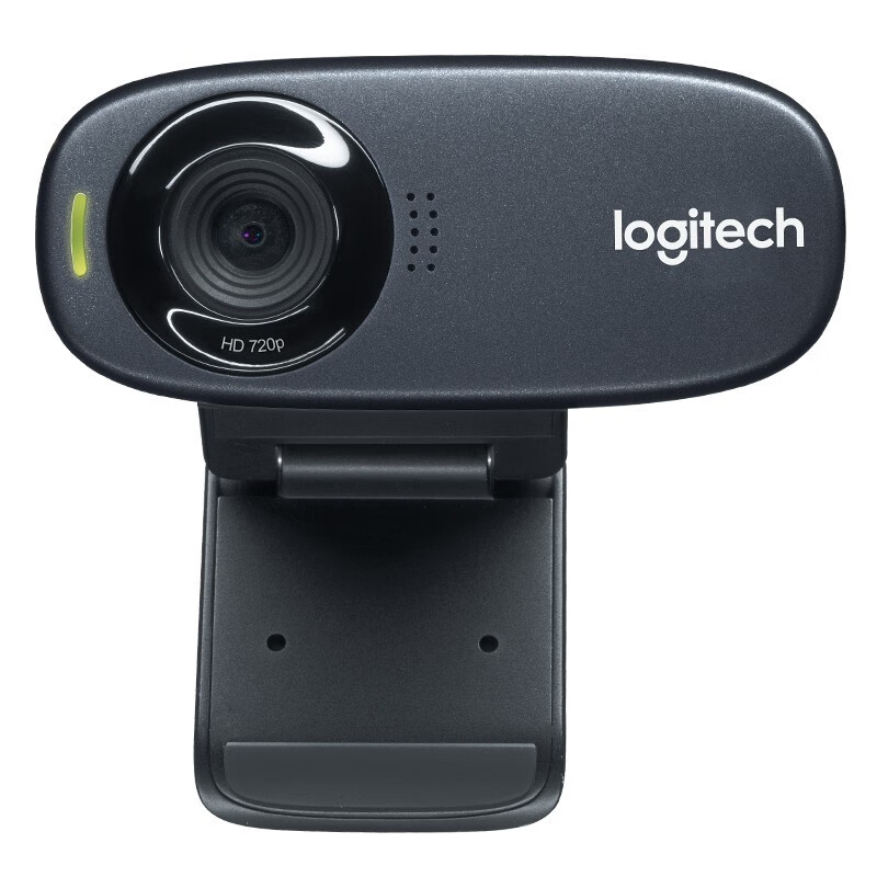 罗技（Logitech）C310高清网络摄像头 USB笔记本台式机摄像头 主播直播视频通话麦克风 灰色（两年质保）