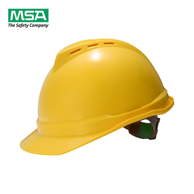 梅思安MSA 安全帽10146672工地建筑领导监理 V-Gard豪华透气加厚ABS新国标