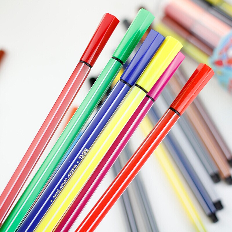 晨光（M&G）超级飞侠可洗水彩笔 儿童涂鸦画笔12色JCP95885 单筒装