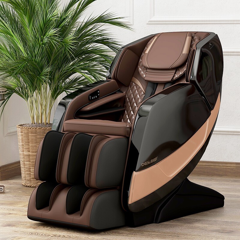 迪斯（Desleep）美国迪斯按摩椅家用DE-T600L全身电动按摩椅太空舱3D零重力家用按摩椅 曜石黑 升级版