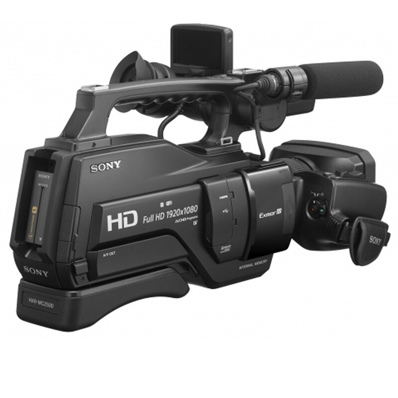 索尼（SONY）专业摄像机 婚庆/会议录制 HXR-MC2500肩扛摄录一体机 礼包版2年质保