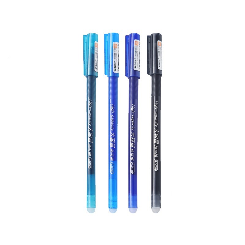 晨光（M&G）大容量热可擦中性笔小学生可擦水笔0.5黑AKPB6903（12支装）