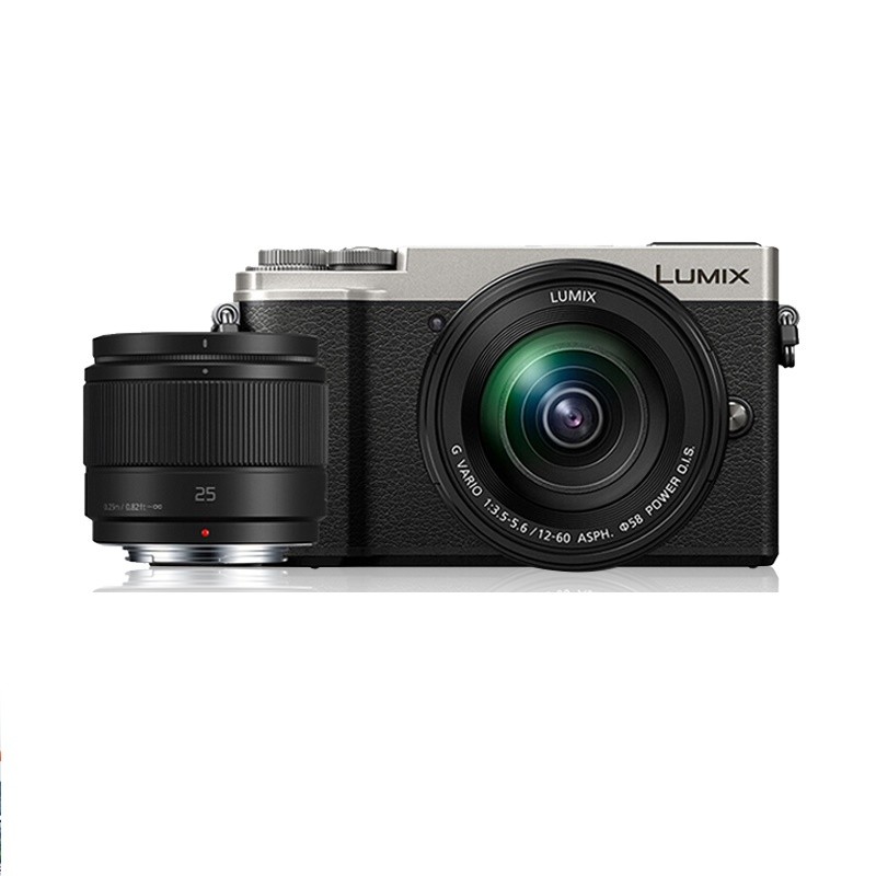 松下（Panasonic）GX9微单数码相机（GX85升级版）【进阶双镜】12-60mm+25mm双镜银色套机+64G卡（三年质保）