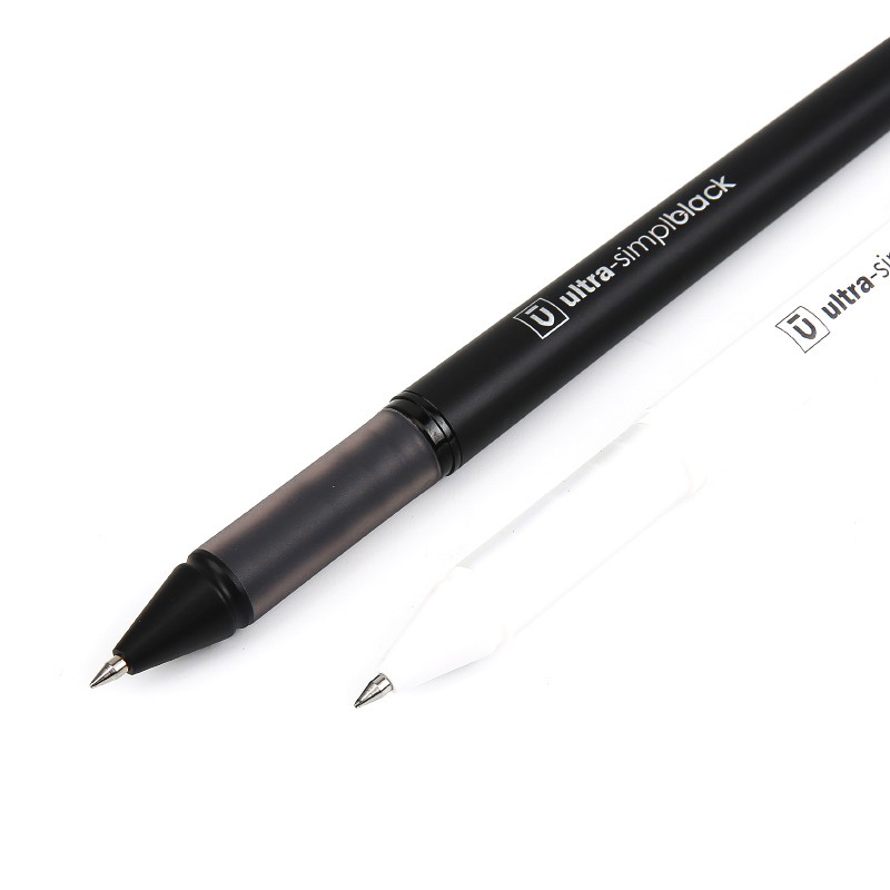 晨光（M&G）优品系列 子弹头签字笔水性笔中性笔 办公学习水笔 黑色 AGPB8801 子弹头拔帽款 0.5 10支装