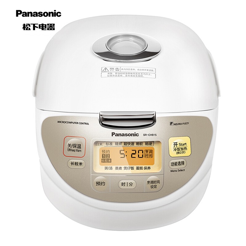 松下（Panasonic）4L松下微电脑备长炭内锅电饭煲 电饭锅 1-6人 智能炊煮 米量